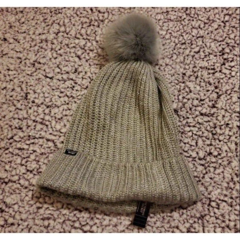 Victoria Secret Pom Pom Rhinestone Hat - Picture 5 of 6